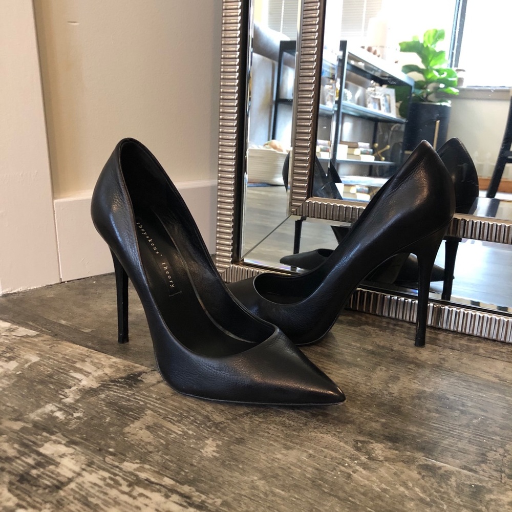 Black Pointed Toe Pump | Theysken’s Theory Edna Heel
